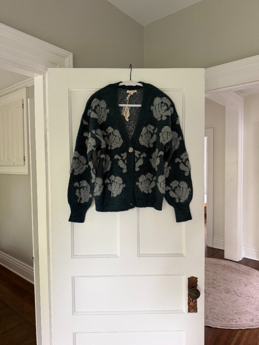 NWT Mystree Floral Button Front Cardigan